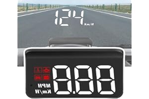 Car Speedometer Head Up Display for Toyota Grand Highlander Innova 2023 2024 2025,OBD2 HUD Windshield Projector Screen Dash D