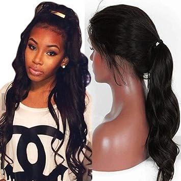 Amazon Com Maycaur 22 Inch Long Body Wave Wig Synthetic Lace