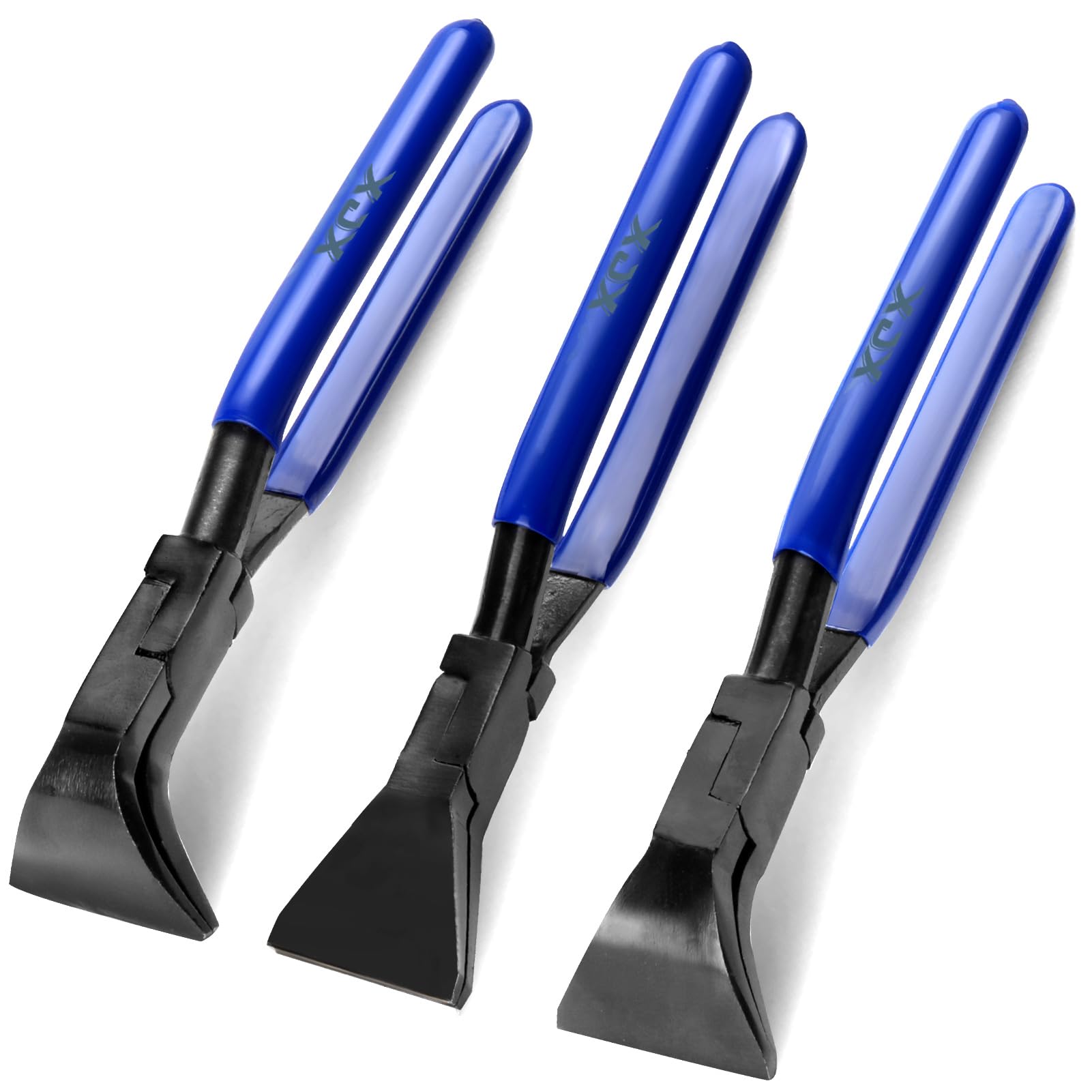 Photo 1 of ****Single pair***
XJX 3-Piece Sheet Metal Hand Seamers, Bending Metal Hand Tools Straight, 45°and 90° Sheet Metal Bending Pliers Set