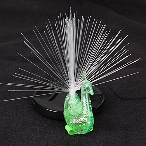 Efanr 12Pcs Creative Peacock Style LED Finger Ring Lights Beams Light up Glowing Kids Toys Gifts Concert Props Wedding Celebration Festival Party Decor - Thumbnail 5