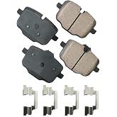Akebono EUR1469 Euro Ultra Premium Ceramic Disc Brake Pad Kit, GREY