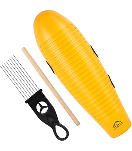 Amazon.com: Latin Percussion LP243 Super Guiro with 2 Scrapers