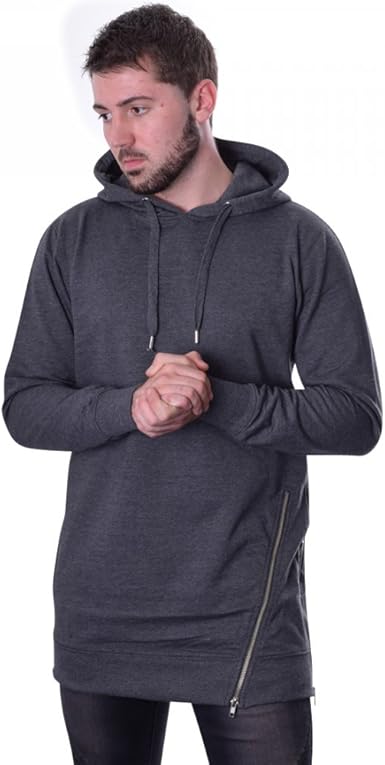 longline hooded sweatshirt