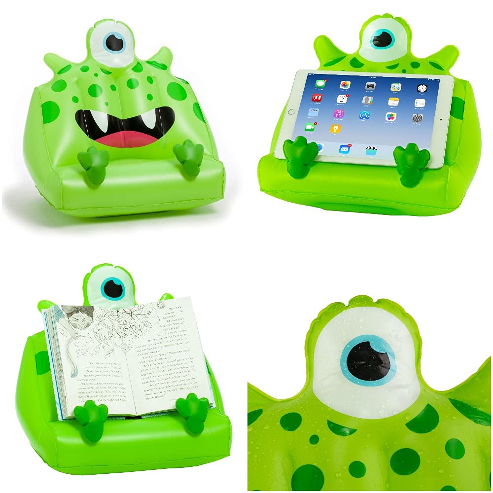 Gifts for Readers & Writers Children's iPad Stand | Cuddly Tablet Stand & Book Holder| Reading Pillow for Bedtime Adventures | Tablet Lap Rest Cushion | Fun Gift for Readers & Book Lovers