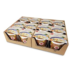 Asianmeals Rice Noodle Soup Bowl Japanese Paitan (Pack of 12), Ramen Noodles, Japanese food, Cup Noodles, Soup Bowl, Pantry Staples, Ramen Noodles Bulk, Asian Food, 3.8oz each
