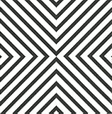 Caspari Entertaining 20-Pack Chevron Cocktail Napkins, Black