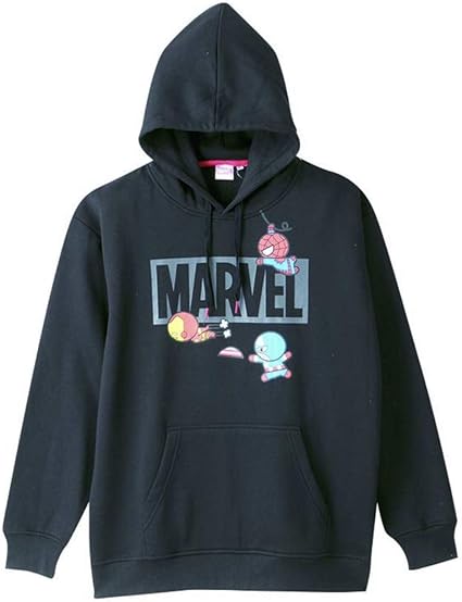 Amazon Co Jp 3lサイズ メンズ Marvel マーベル プルパーカー スパイダーマン アイアンマン キャプテン アメリカ 服 ファッション小物