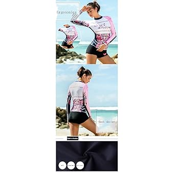 Amazon.com: WoCoo - Traje de surf para mujer, de manga larga ...