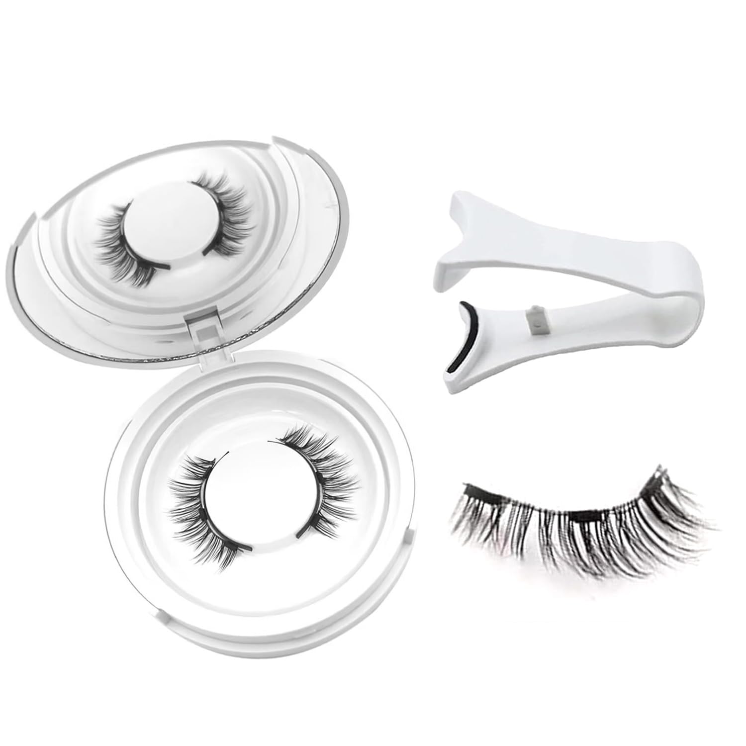 Photo 1 of Ginani Magnetic Lashes,Ginani Magnetic Lashes Kit,Magnet Eyelashes with Applicator Natural Look,Reusable No Glue or Liner Needed Soft Eyelashes Kit for Women(Natural)