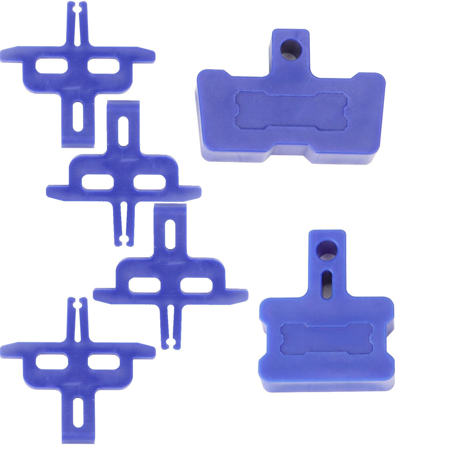 LGEGE Bike Brake Pad Spacer Kit for SRAM Bicycle Disc Brake Bleed Block Tool for Oil Bleeding (6Pcs)