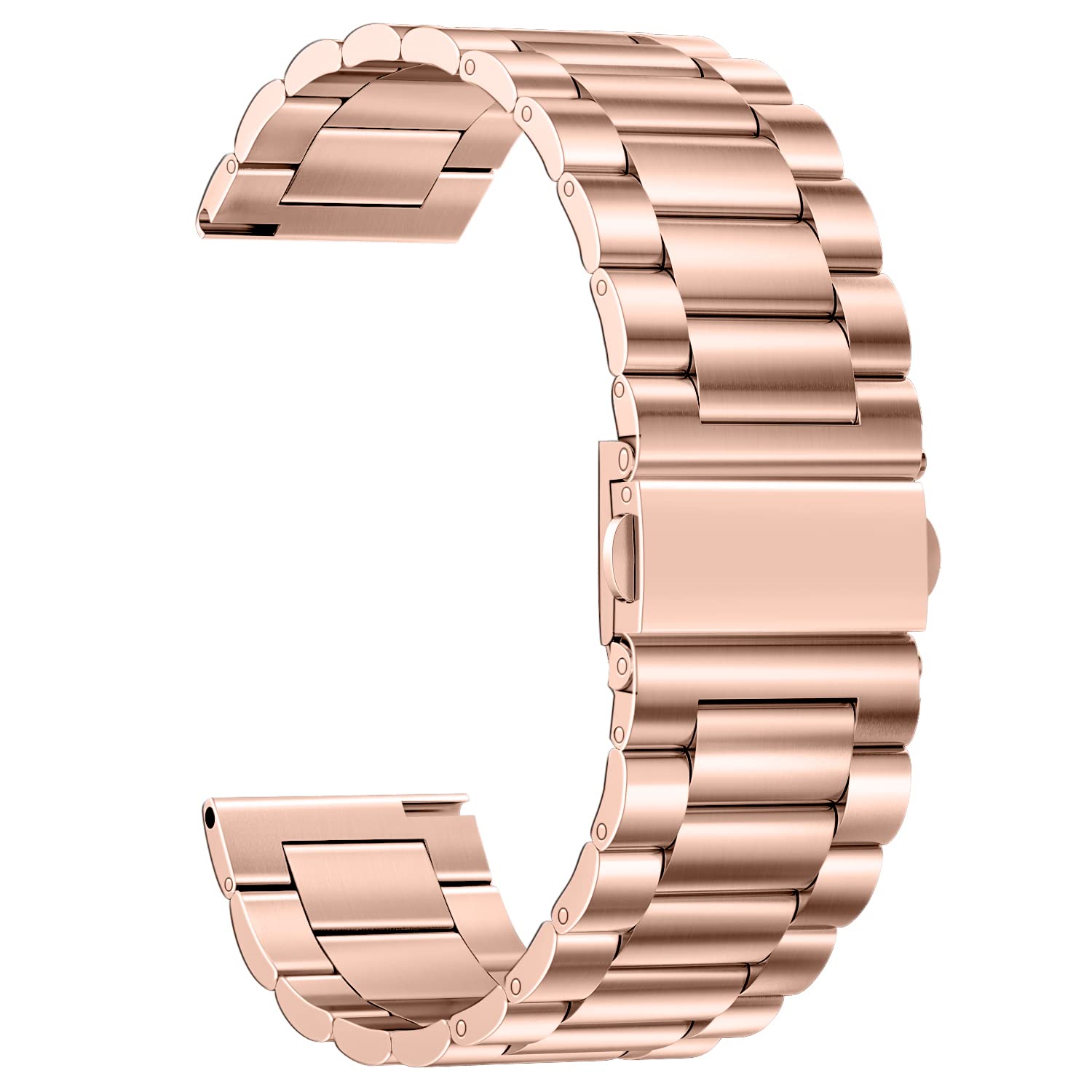 ZPJPPLX 14/16/18/20/22/24mm Metal Watch Band, Stainless Steel Quick Release Strap for Men Women