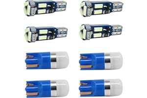 WLJH High Bright Ice Blue Instrument Panel Cluster Gauge Speedometer Tachometer Indicator Warning Lamp Bulb Full Led Light Kits Package for 1997-2001 Toyota Camry, Pack of 29