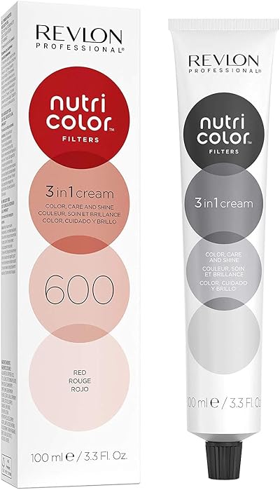 Revlon Professional Nutri Color Filters Fashion Red 600 Semi-Permanent Dye 100