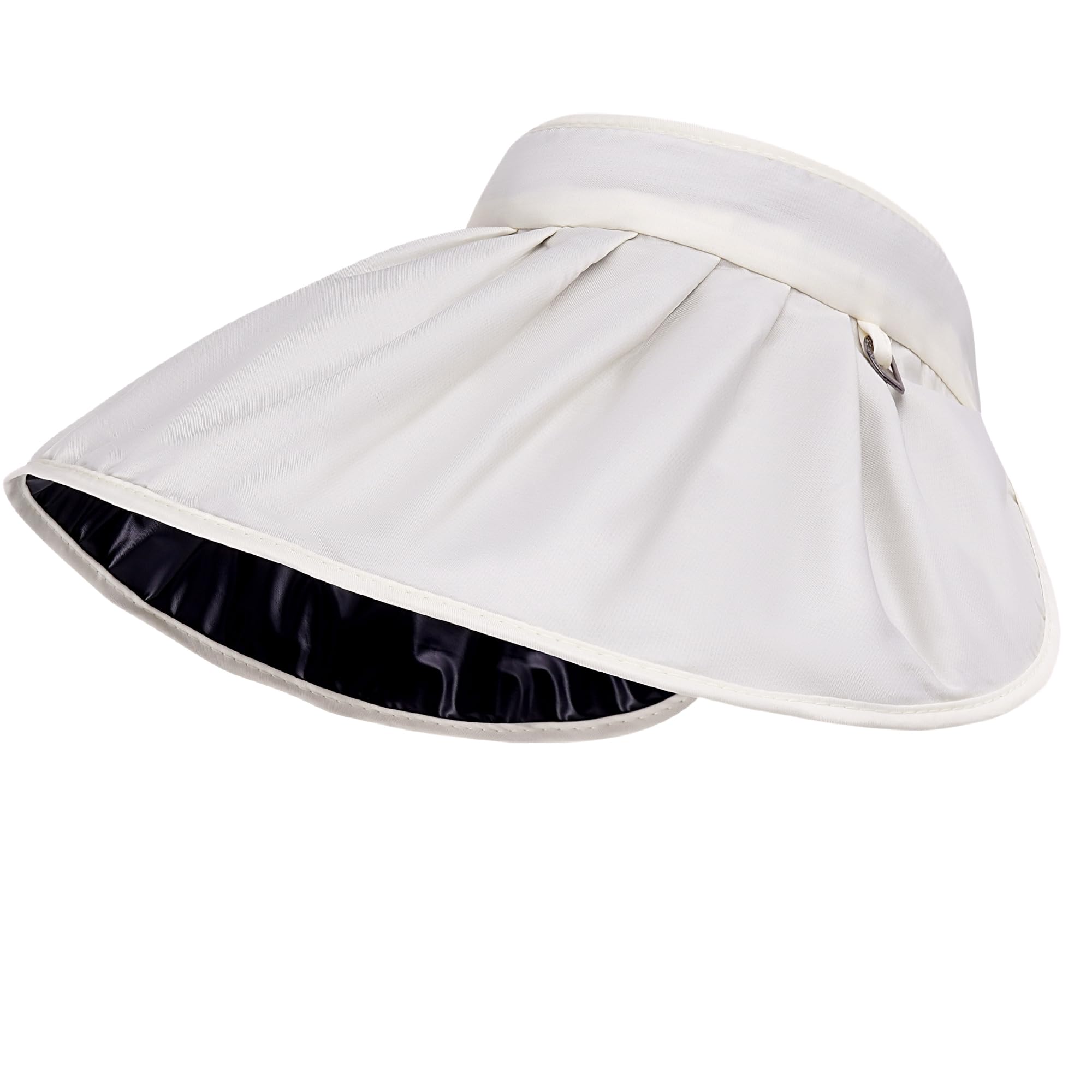 Photo 1 of ***STAIN***Marrywindix Women Sun Visor Wide Brim Bucket Hat Foldable Headwear for Summer Beach Outdoor Travel Beige