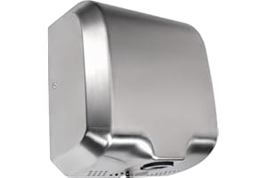 Goetland Stainless Steel Commercial Hand Dryer 1800w Automatic High Speed Heavy Duty Dull Polished