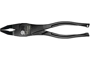 Tsunoda, PLC-200GUS, Ultra Thin Head Slip Joint Pliers, Hold Pliers (Straight)