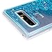 YOKIRIN Note 8 Case, Liquid 3D Glitter Stars Flowing Quicksand Case Flexible TPU Soft Bumper Bling Sparkle Floating Crystal Clear Skin Cover for Samsung Galaxy Note 8 with Dust Plug & Stylus, Blue
