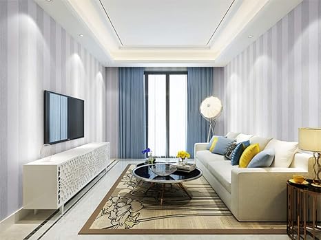 Tapete Vertikale Streifen Hellgraues Vliestapete Fur Wohnzimmer Tv Sofa Schlafzimmer Wandverkleidung Hintergrund Amazon De Baumarkt