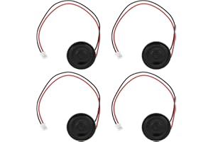 LT Easiyl 4Pcs 28mm Internal Speaker with Wired 8Ω 1W Compatible with Sega Game Gear