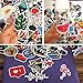 Fashion Sticker Teen Cute Cartoon Waterproof Vinyl Sticker Kettle Computer Notebook Car Skateboard Motorcycle Bicycle Luggage Guitar Graffiti Sticker 100 Pack