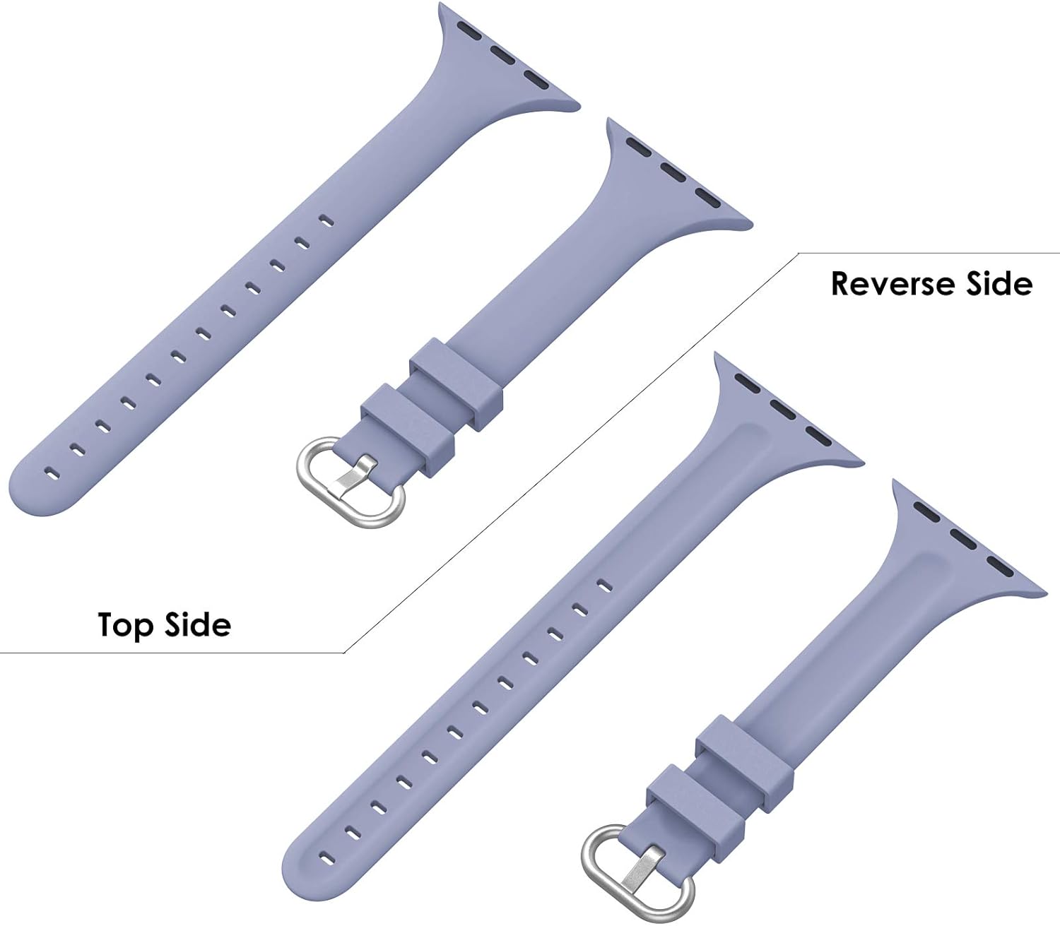 PARMPH 3 Packs Sport Strap Compatible with Apple Watch Strap 38mm 40mm 41mm 42mm(Series 10) - Image 5