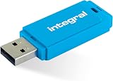Integral 32GB Neon Blue USB 2.0 Flash Drive Stick Thumb Drive UK Support