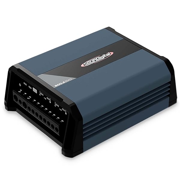 SOUNDIGITAL – CAR FULL RANGE AMPLIFIER 800 – 4 CHANNELS 800 WATTS RMS 4 OHM – COMPACT SIZE – PROFESSIONAL QUALITY – 2025 BEST PERFORMANCE AWARD