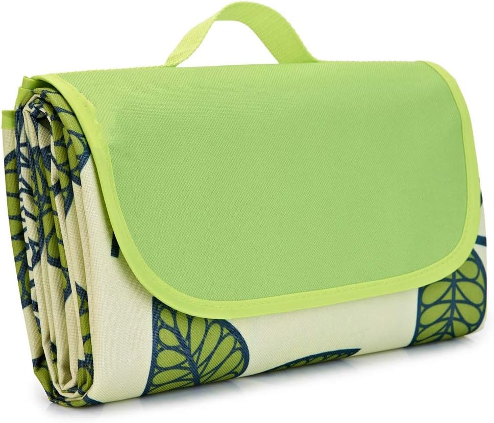 TINE Washable Picnic Blanket Waterproof Backing Outdoor