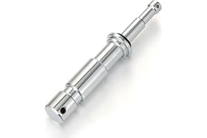 PHOCUS 7.4" Junior to Baby Pin Adapter, 1-1/8" to 5/8"(28mm to 16mm) Junior Male Stud to Baby Male Stud Stand Clamp Converter for C Stand Turtle Base, Heavy Duty Light Stand, TV Clamp