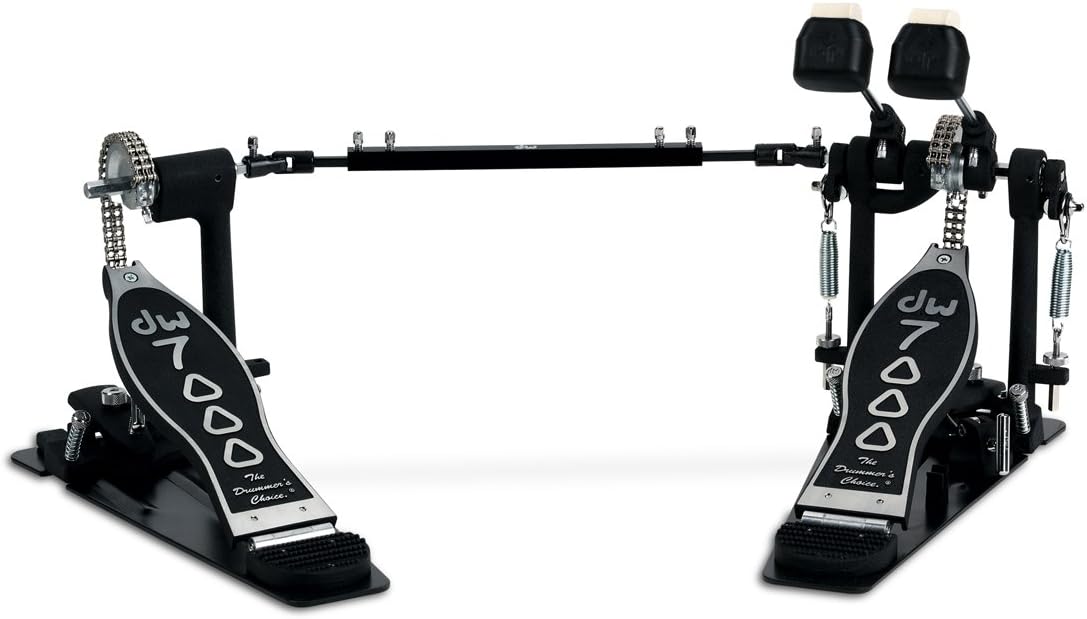 DW Drums 7000 Series Double Bass Drum Pedal Amazon.co.uk Musical