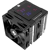 Thermalright Peerless Assassin 120 Digital Black CPU Cooler Air with 6X6mm Heatpipes, Magnetic Display Board Top Cover,Heatsi