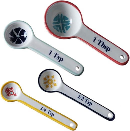 Weighing Spoon, measuring Spoon, underglaze Porcelain, environmentally