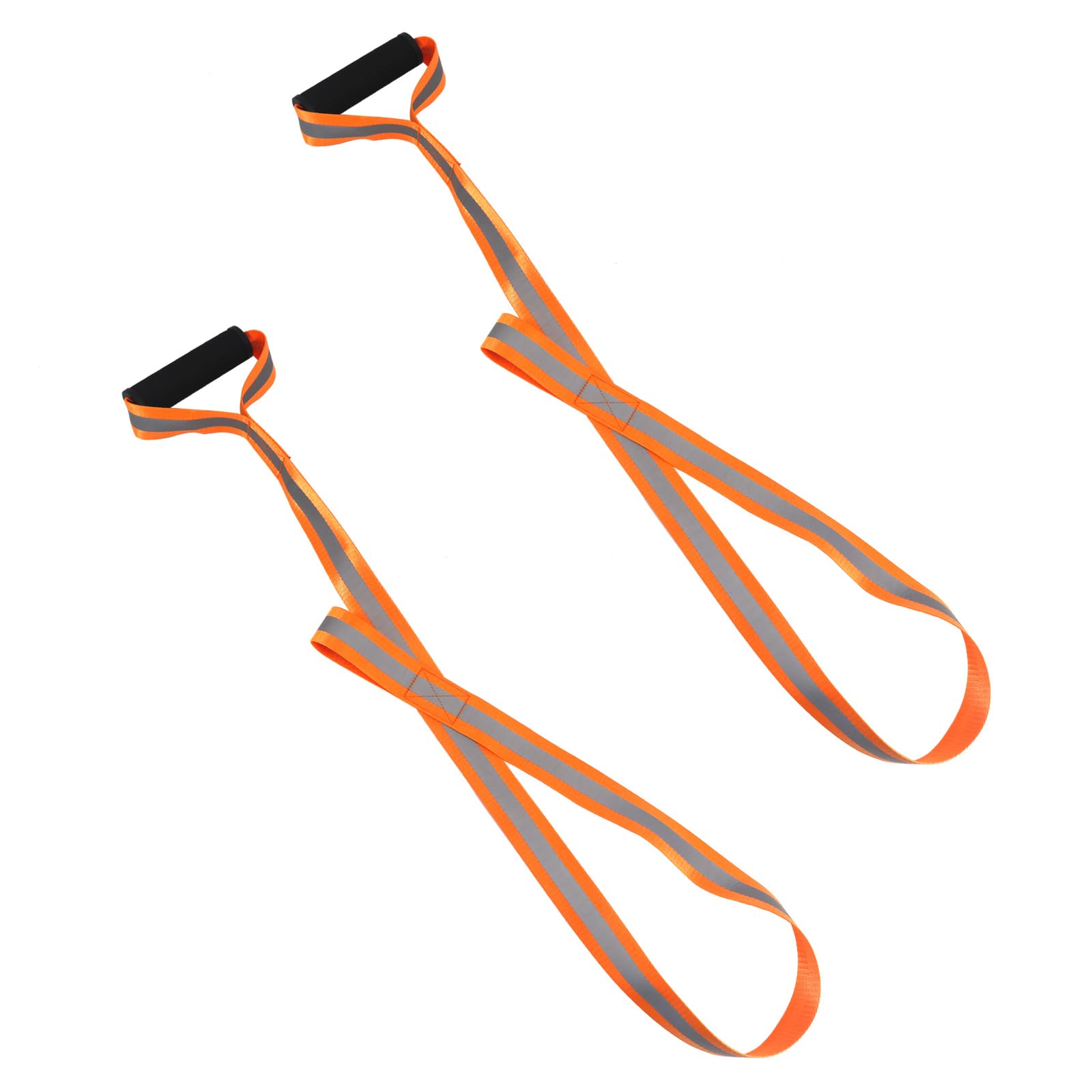 NewDoar 2pcs Deer Drag Strap,Quickly Drag The Prey, Comfortable and Easy to Grasp the Pull Rope, Thick Reflective Webbing Hunting Equipment
