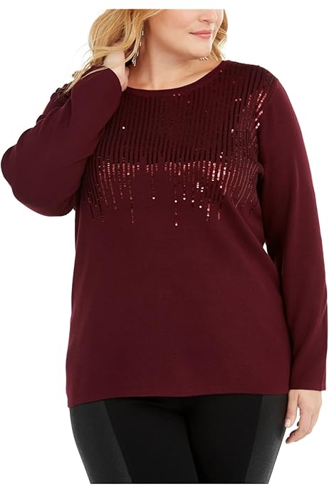 sparkly sweaters plus size