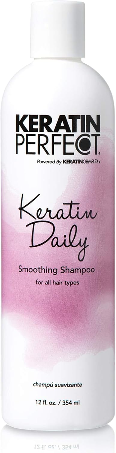 Keratin Perfect Daily Smoothing Shampoo, Salon Quality Product for Healthier Hair, Nourishing Extracts Protects Your Scalp