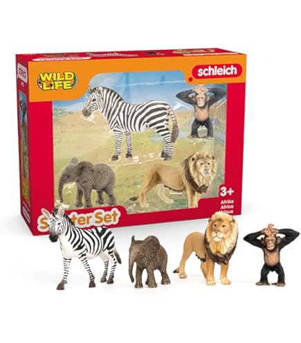 Amazon.com: Schleich Wild Life - 7 PC Safari Animals