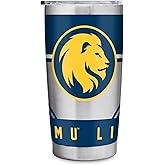 Rico Industries NCAA East Texas A&M Lions Standard 20oz Stainless Steel Tumbler with Lid - Great For Coffee, Tea, Water or Cocktails