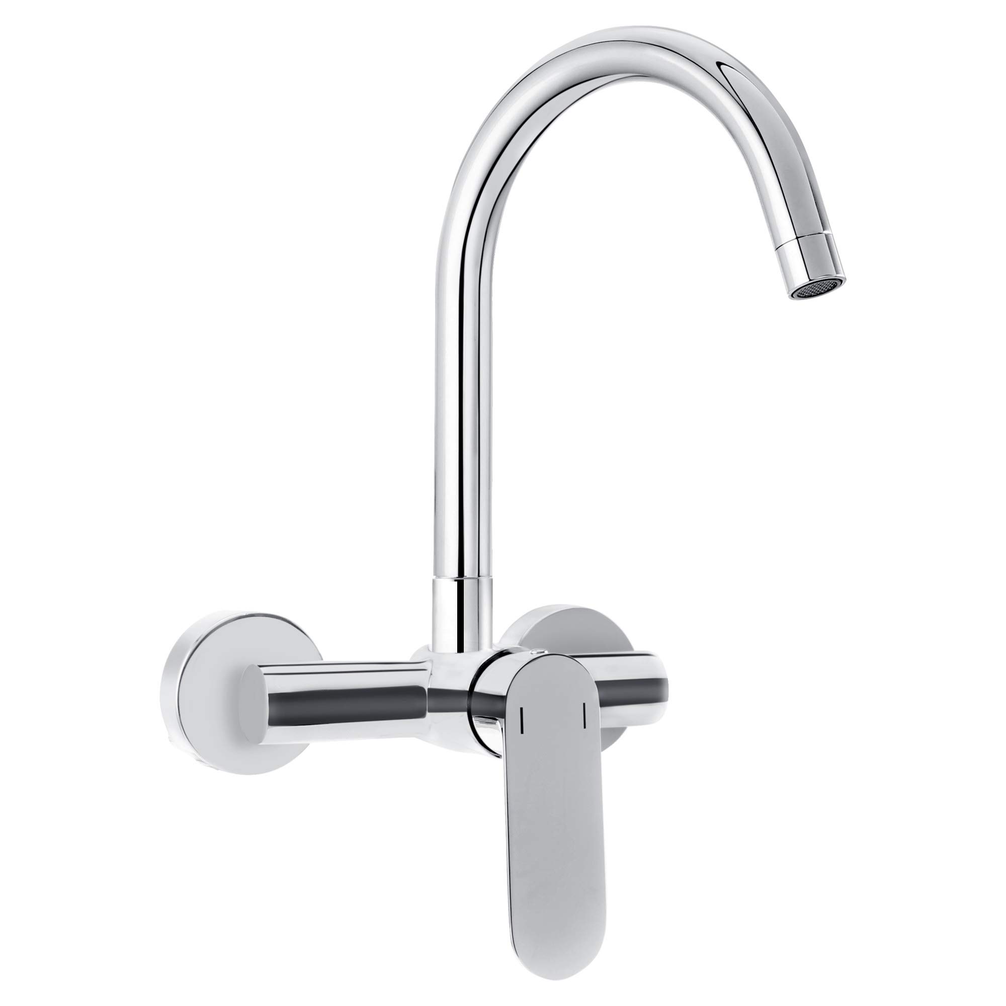 Grünblatt Wall-Mounted Single-Lever Mixer Tap Wall Kitchen Tap (High