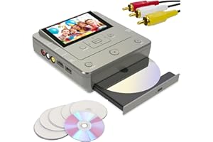 KOHO DVD/CD Recorder, VHS to DVD Converter Machine,Convert Analog to Digital from AV to Disc,USB Device,SD Card,HDD, Smart Phone WiFi to CD,USB,SD Copy, TV Recording