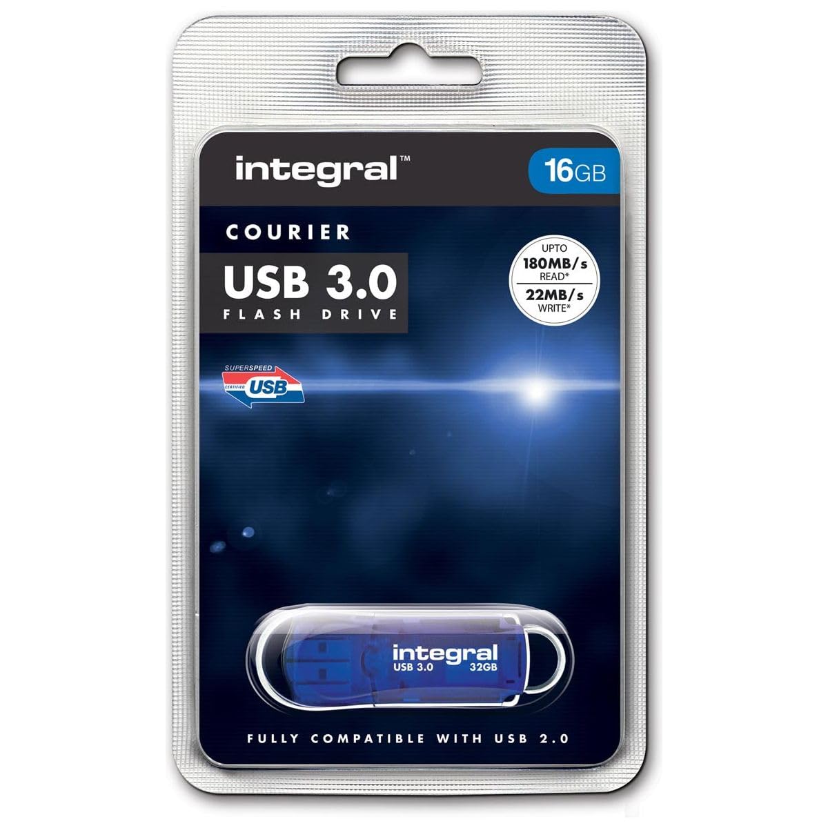 Integral Courier 16 GB USB 3.0 Flash Drive