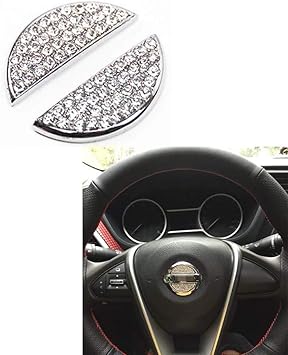 Maxdool Car Interior Bling Accessories For Nissan Steering Wheel Sign Logo 3d Rhinestone Decals Cover Sticker Steering Accessories Amazon Canada