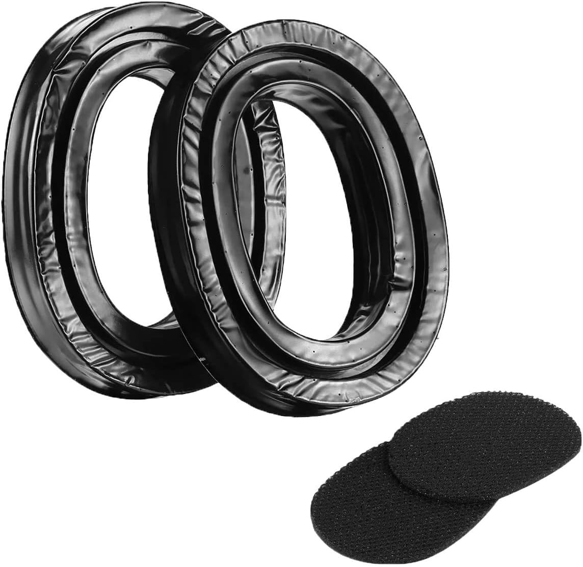ZOHAN EP02 Silica Gel Ear Pads only for 3M WorkTunes, Peel & Stick Replacement Ear Cushion Kit for Radio Ear Defenders Protection
