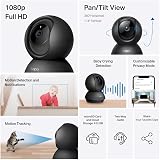 Tapo C201 Pan/Tilt Indoor Camera 1080p Night Vision 360° 2-Way Audio view 2