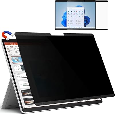 IPROKKO Privacy Screen for Surface Pro 9 8 X 13 inch Anti-Glare Magnetic Filter
