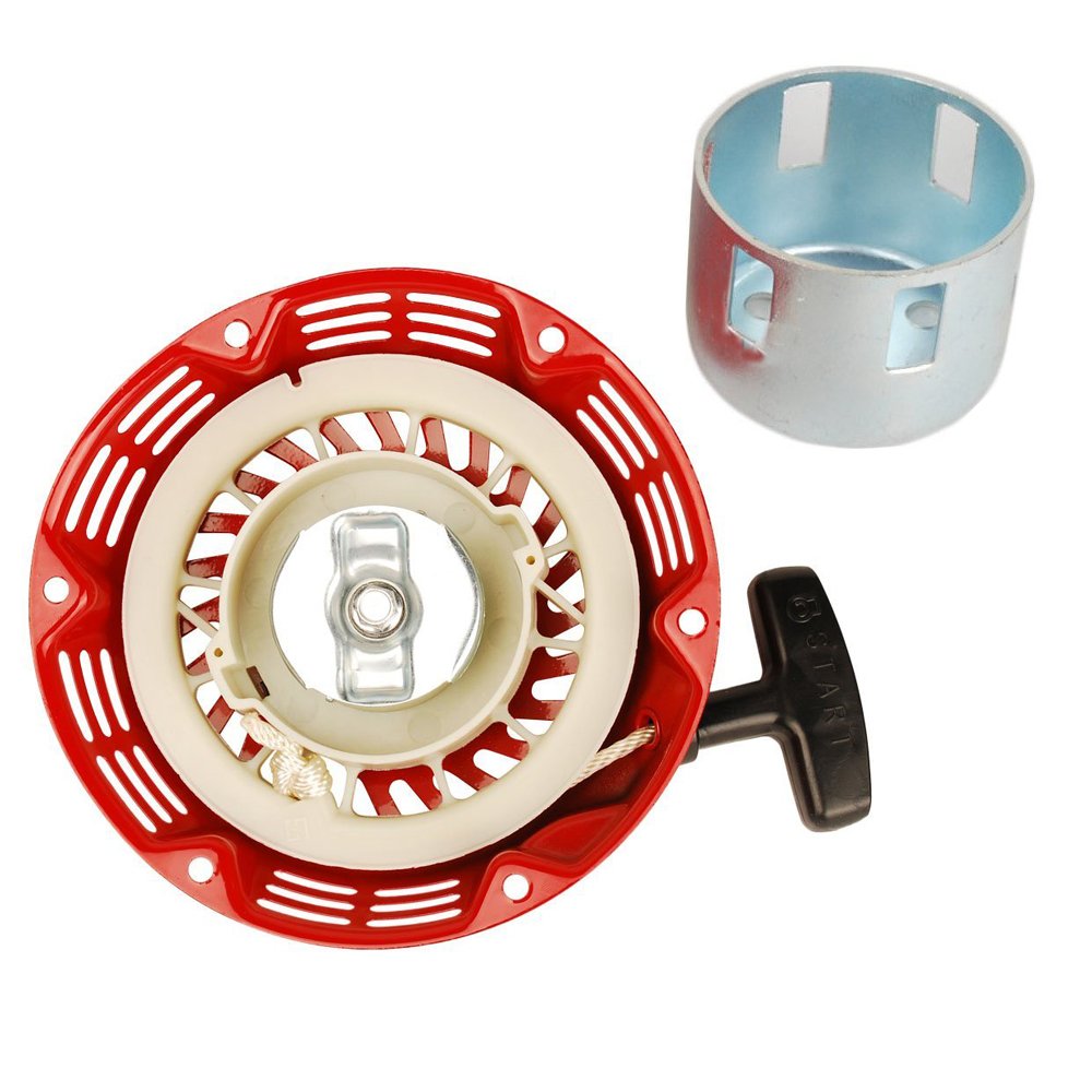 Carkio Recoil Pull Starter Start Cup Assembly compatible with Honda GX140 GX160 Mini Bike Baja Warrior Heat MB165 MB200 163CC 196CC 5.5HP 6.5HP JF168 JF200