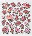 Tattoo King SK129MC-4911 Multicolored Sticker, Classic Roses