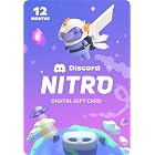 Discord Nitro 12-Month Subscription Gift Card [Digital Code]