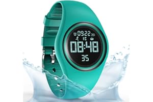 synwee Sports Fitness Tracker Watch, IP68 Waterproof, Non-Bluetooth, with Pedometer/Vibration Alarm Clock/Timer,for Kid Children Teen Boys Girls