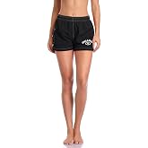 Adoretex Women's Guard Athletic Quick Dry Swim Board Shorts, 3" Inseam Lightweight Elastic Waistband Board Shorts