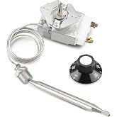 RX-2-24 Thermostat for Deep Fryer Fit for ADCRAFT, for Gas Fryer Adcraft Atosa 301030004 Robertshaw 5300-402, with 3/8" Mpt Stuff Box 200-400F